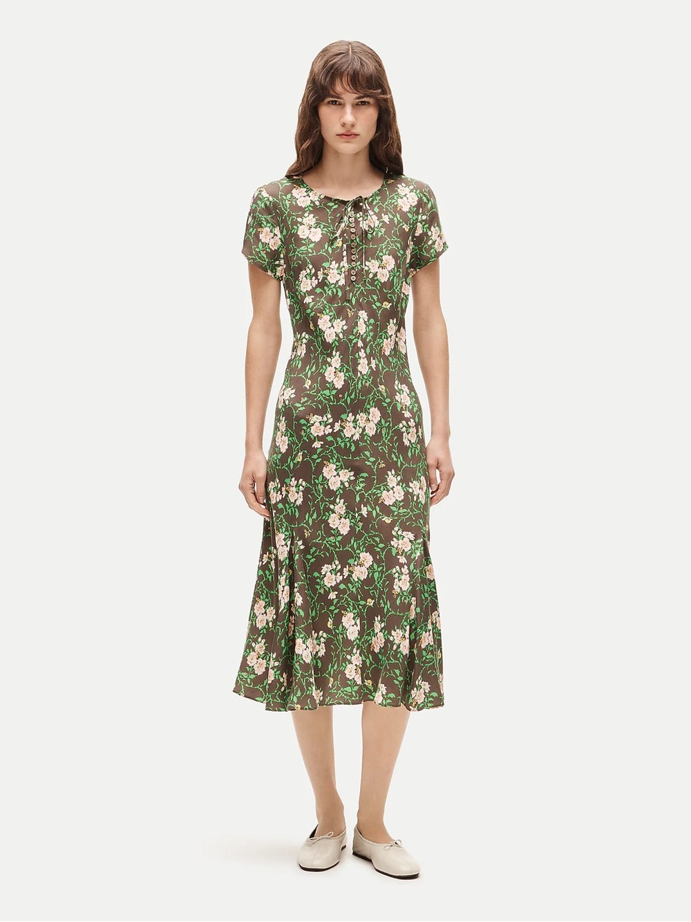 Jcrew Natasha slip dress floral print